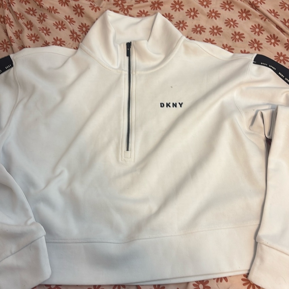 DKNY sport white hoodie